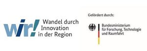 Bild vergr&ouml;&szlig;ern: Wir! Wandel durch Innovation in der Region und gefördert durch Bundesministerium für Forschung, Technologie und Raumfahrt