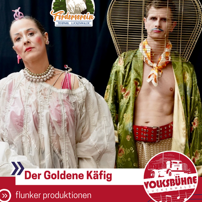Veranstaltungsplakat: Der goldene Käfig