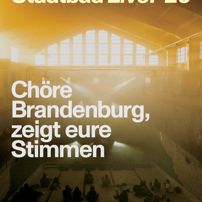 Veranstaltungsplakat: Stadtbad Live! Sommerfest 