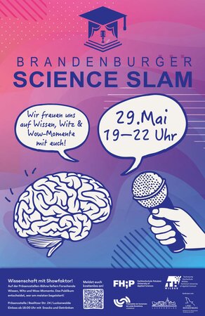 Bild vergr&ouml;&szlig;ern: Plakat Science Slam 2026