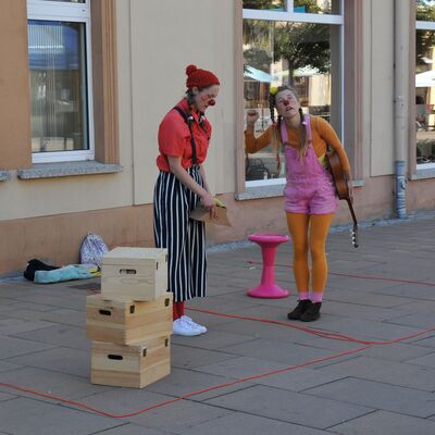 Bild vergr&ouml;&szlig;ern: Foto: Zwei Clowns.