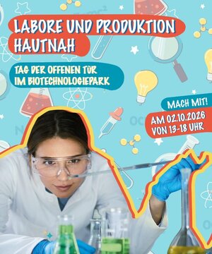 Bild vergr&ouml;&szlig;ern: Tag der offenen Tür im Biotechnologiepark 2026